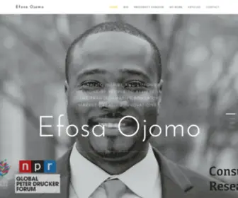 Efosaojomo.com(Efosa Ojomo LLC) Screenshot