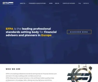 Efpa-EU.org(EFPA Europe) Screenshot
