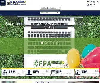 Efpa.es(EFA (European Financial Advisor)) Screenshot