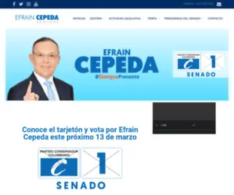 Efraincepeda.com(Efrain Cepeda) Screenshot