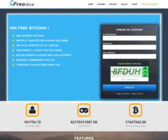 Efreedice.com Screenshot