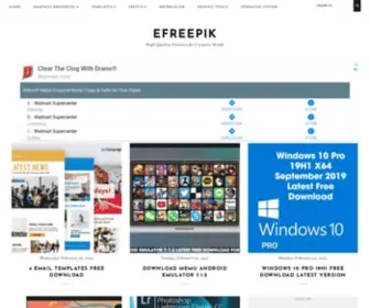 Efreepik.com(EFreepik is a blog) Screenshot