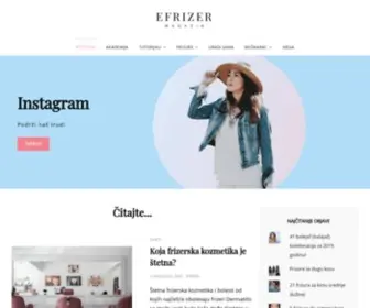 Efrizer.com(Frizerski Online Portal) Screenshot