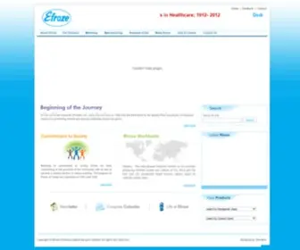 Efroze.com(Dedicated to Quality Pharmaceuticals with Highest Pharma Exports from Pakistan) Screenshot