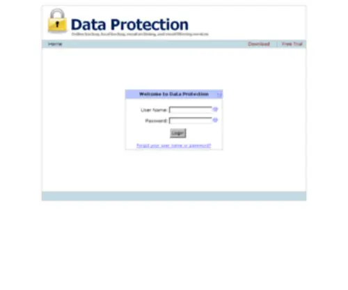 Efscloud.net(Data protection) Screenshot