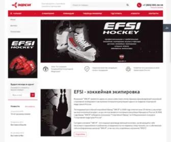Efsi.ru(Спортивная копания «ЭФСИ) Screenshot