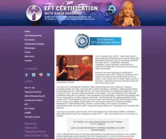 Eftcert.com(EFT Certification with Karin Davidson) Screenshot