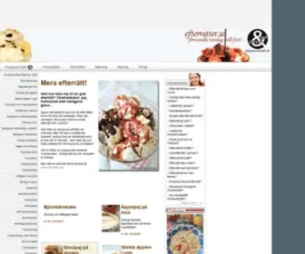 Efterratter.se(Efterrätter) Screenshot