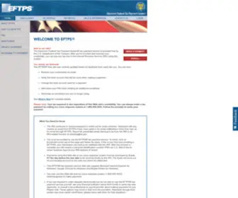 EFTPS.com(EFTPS online) Screenshot