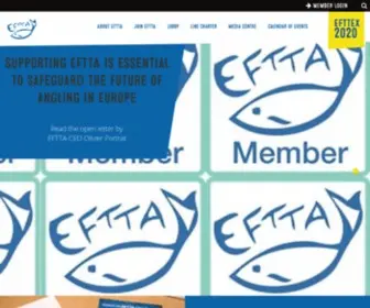 Eftta.co.uk(European Fishing Tackle Trade Association) Screenshot