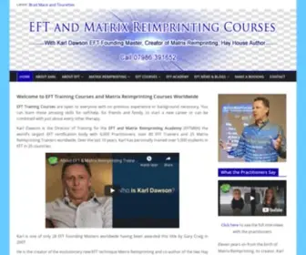 Efttrainingcourses.net(EFT Training Courses with EFT Master Karl Dawson) Screenshot