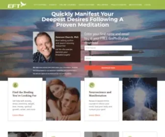Eftuniverse.com(Learn EFT or Emotional Freedom Techniques (EFT Tapping)) Screenshot