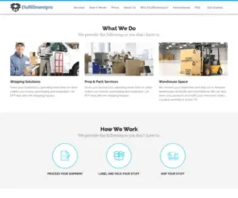 Efulfillmentpro.com(Low Cost Fulfillment Services) Screenshot