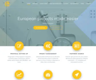 Efund.fr(European projects made easier) Screenshot