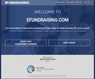 Efundraisingonline.com(Online Magazine Fundraising Made Easy) Screenshot