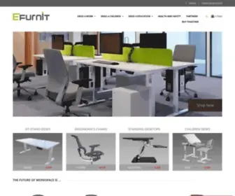 Efurnit.com(Ergonomic Office and Work Furniture) Screenshot