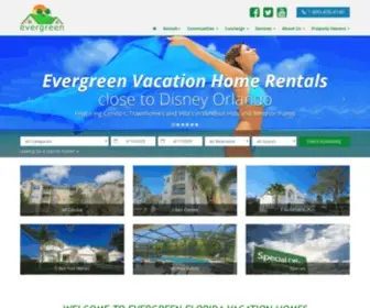 EFVH.com(Evergreen Florida Vacation Homes) Screenshot