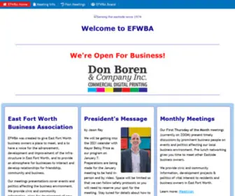 Efwba.org(EFWBA home) Screenshot