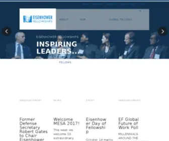 Efworld.org(Eisenhower Fellows) Screenshot
