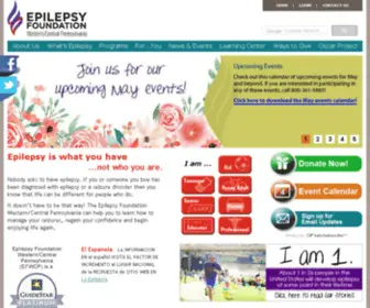 EFWP.org(Epilepsy Foundation of Western/Central Pennsylvania) Screenshot