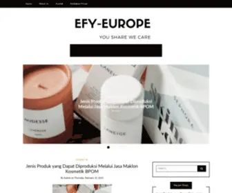 Efy-Europe.org(You Share We Care) Screenshot