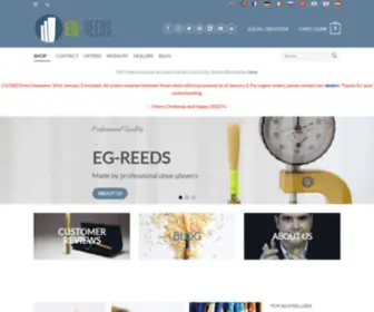 EG-Reeds.com(EG Reeds) Screenshot