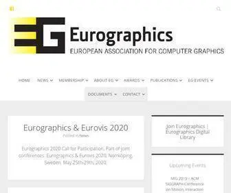 EG.org(Eurographics) Screenshot