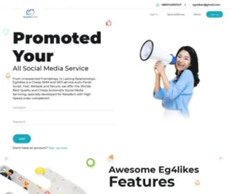 EG4Likes.com(#1 Cheapest SMM Panel For Reseller In World) Screenshot