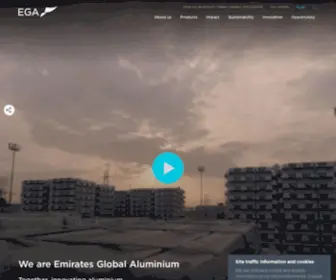 Ega.ae(Emirates Global Aluminium) Screenshot