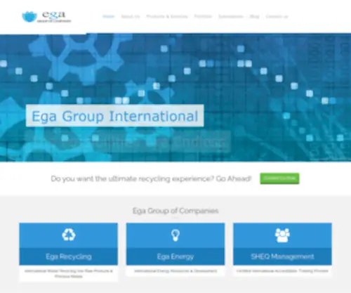 Egagroupint.com(Ega Group) Screenshot