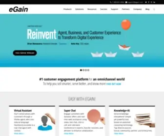 Egain.cloud(Digital Customer Engagement) Screenshot