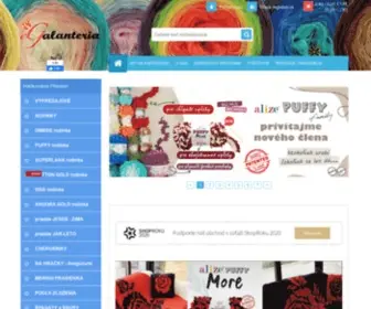 Egalanteria.sk(Online predaj háčkovacej a pletacej priadze) Screenshot