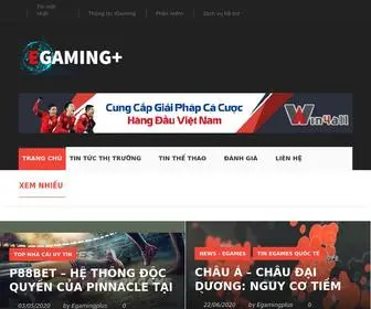 Egamingplus.com(Trang tin tức hàng đầu về Egames) Screenshot