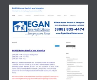 Eganhealthcare.com(Egan Healthcare Services) Screenshot