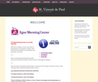 Eganwarmingcenter.com(Program Administered by St) Screenshot