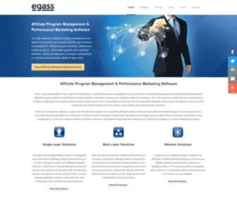 Egass.com(EGASS Affiliate Program Management & Performance Marketing Software For The Gaming Industry) Screenshot