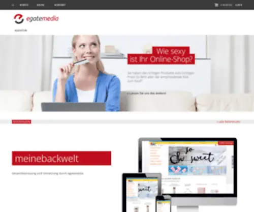 Egate-Media.com(Ihr erfahrener Partner für OXID und Shopware Online) Screenshot
