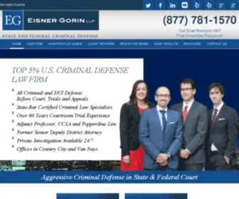 Egattorneys.com(Los Angeles Criminal Defense Lawyer) Screenshot