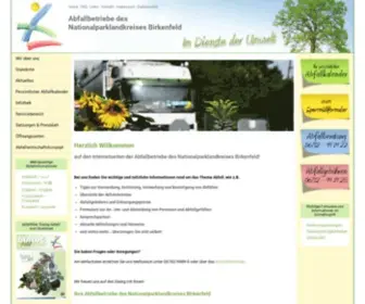 EGB-Bir.de(Abfallbetriebe des Landkreises Birkenfeld) Screenshot