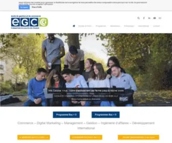 EGC-Lille.com(EGC Lille) Screenshot