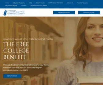 EgccFreecollege.org(The Free College Benefit) Screenshot