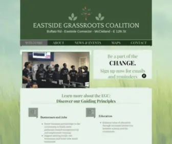 Egcerie.org(The Eastside Grassroots Coalition) Screenshot