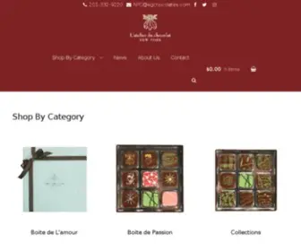 Egchocolates.com(L'atelier du Chocolat) Screenshot