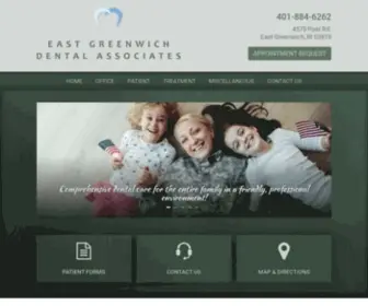 Egda.biz(East Greenwich Dental Associates) Screenshot