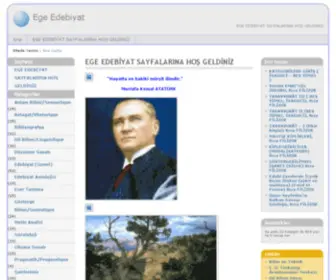 Ege-Edebiyat.org(Ege Edebiyat) Screenshot