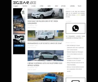 Egear.be(Elektrische Auto's) Screenshot