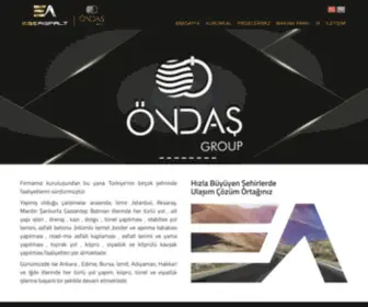 Egeasfalt.com(Öndaş Group) Screenshot