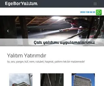 Egeboryalitim.com(Ege Yalıtım) Screenshot