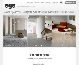 Egecarpets.com(Explore Exceptional Carpets for Commercial Use) Screenshot