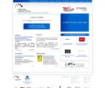 Egeda.com.ar(Gestión Colectiva de Derechos de los Productores Audiovisuales) Screenshot